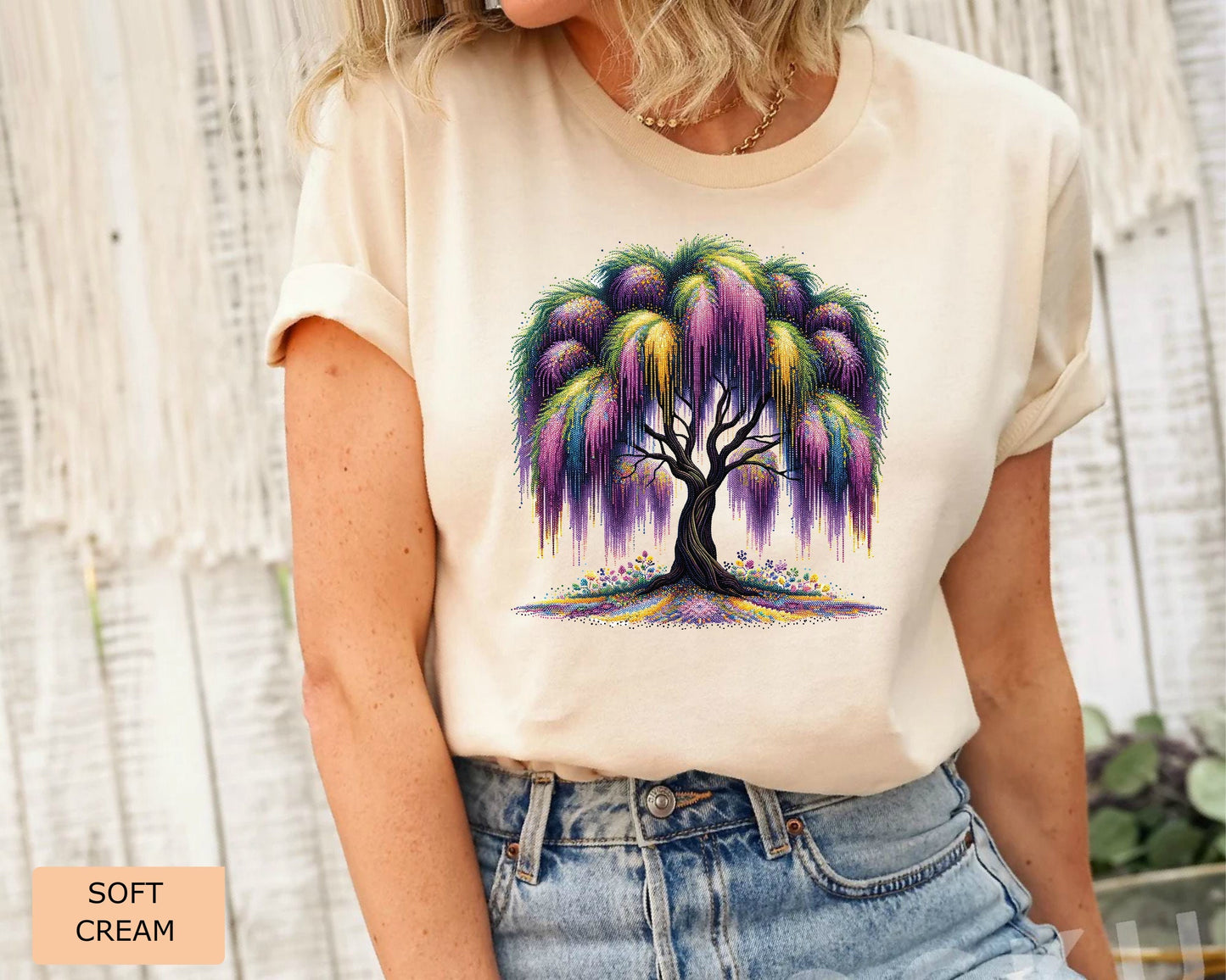 Mardi Gras Tree Shirt Saints New Orleans Shirt Louisiana Shirt Mardi Gras Festival Shirt