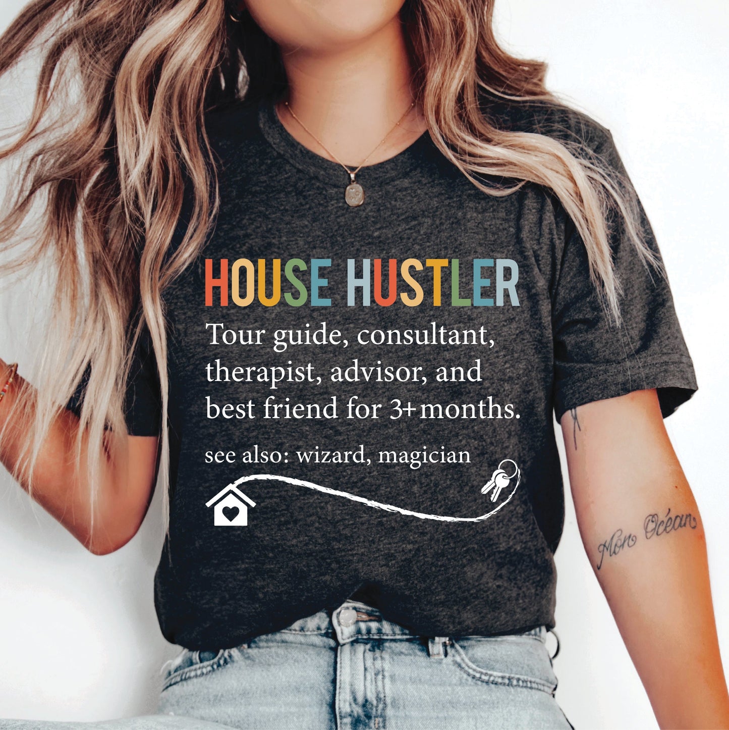 Real Estate Shirt House Hustler Definition Shirt Real Estate Agent Gift Realtor Shirt Broker Mom Shirt