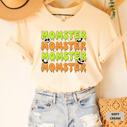 Momster Halloween Shirt Fall Shirt For Women Spooky Shirt Funny Halloween Shirt Tis the Season Shirt