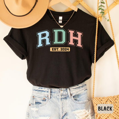 Custom RDH Year Shirt RDH Graduation Gift Dental Hygiene Shirt Dental Student Shirt