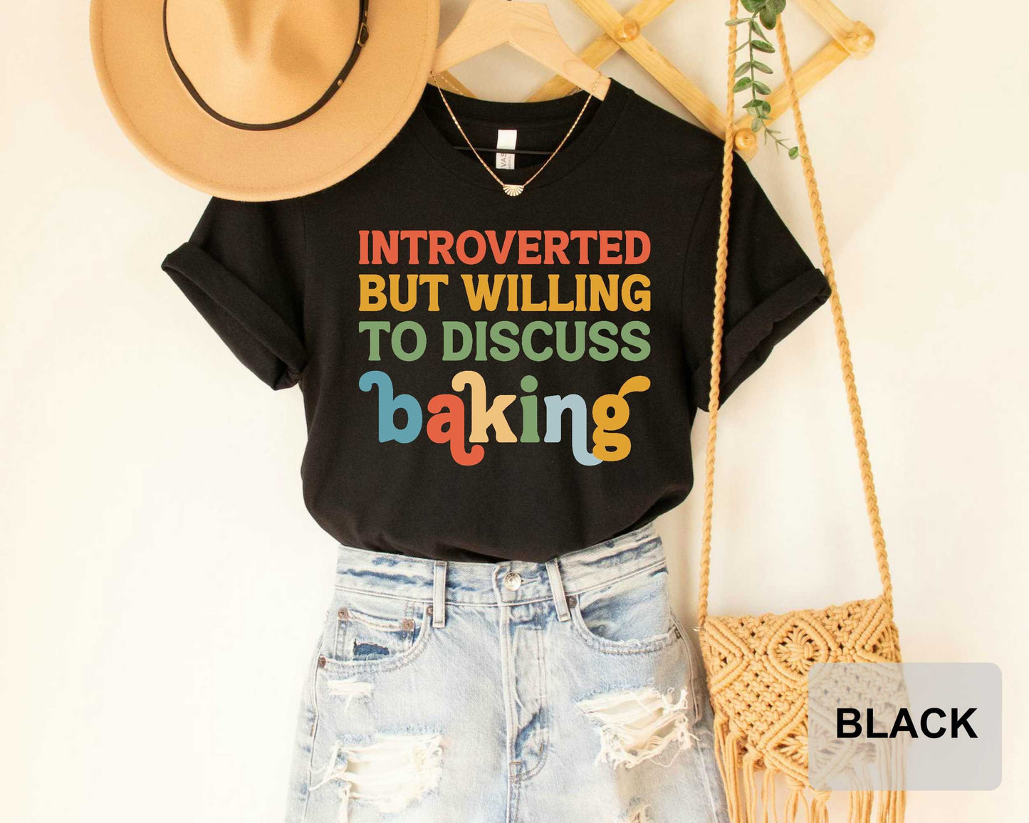 Funny Baking Shirt Baking Shirt Introverted But Willing to Discuss Baking Shirt Cookie Lover Shirt Baker Shirt