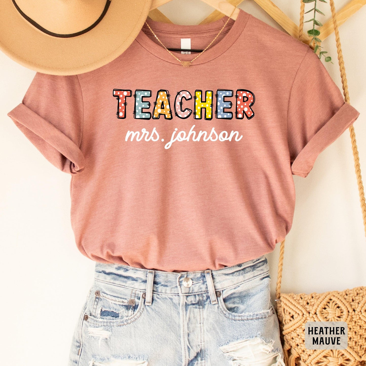 Custom Teacher Name Shirt Elementary Teacher Shirt Teacher Appreciation Shirt Personalized Teacher Gift Teacher Life Shirt