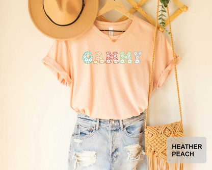 Floral Gammy Shirt Gift from Grandkids Mom Life Shirt Gammy Life Shirt Grandma Gift