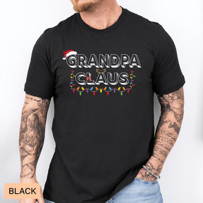 Grandpa Claus Shirt Christmas Party Matching Family Shirt Santa Claus Shirt for Grandpa Christmas Party Shirt