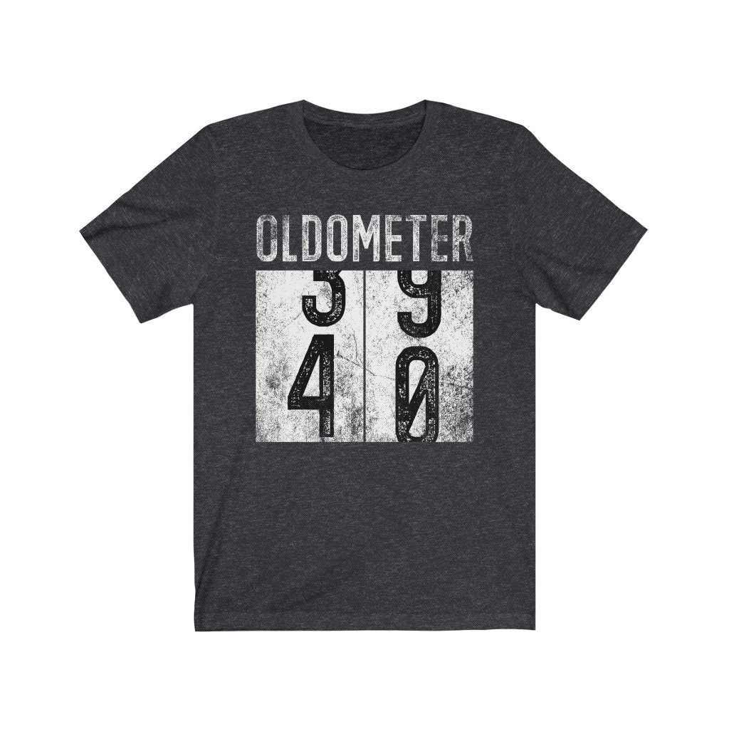 Oldometer 40 Shirt, Funny 40th Birthday Shirt