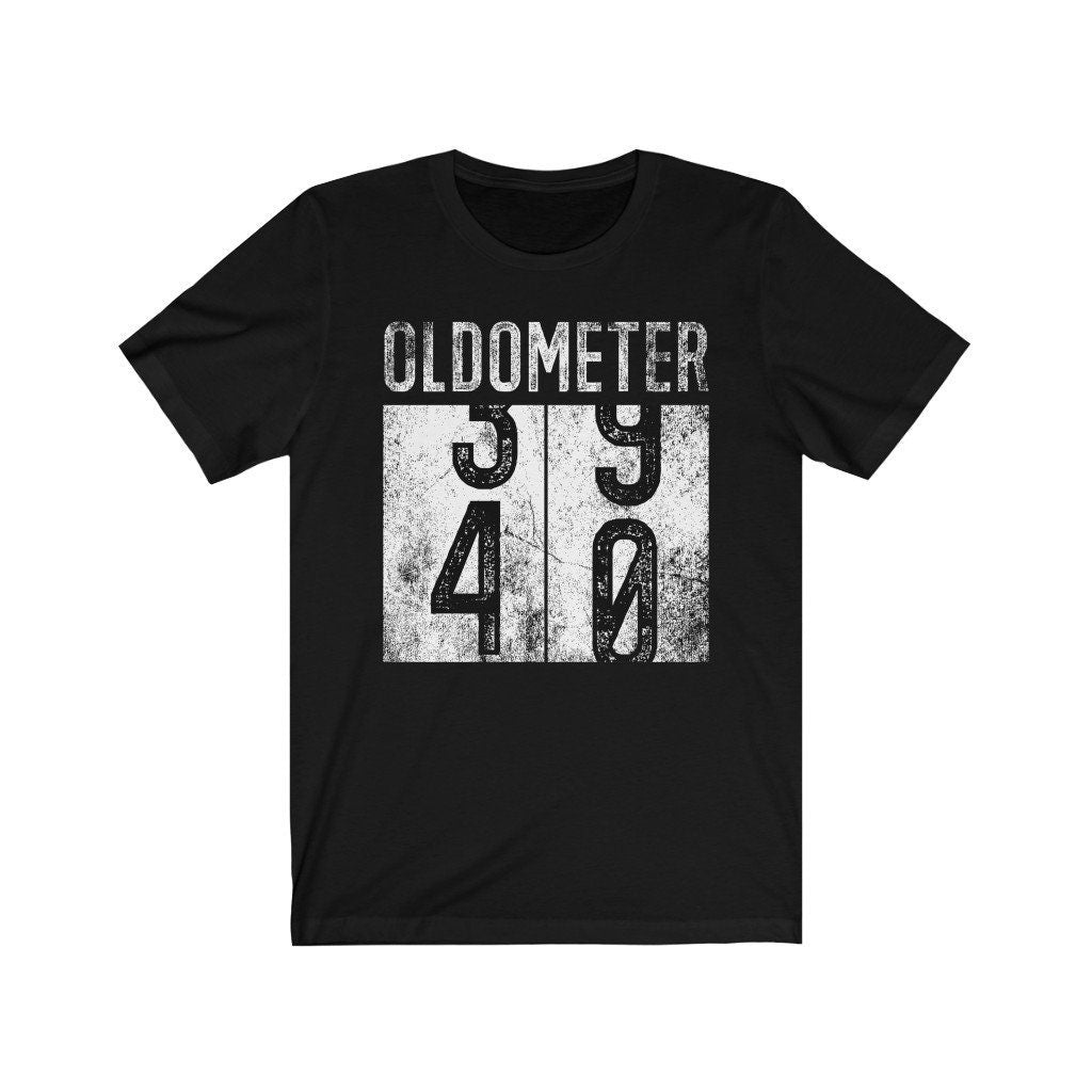 Oldometer 40 Shirt, Funny 40th Birthday Shirt