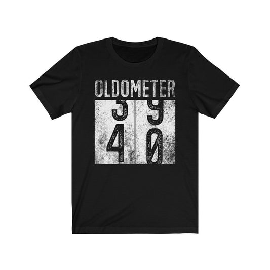 Oldometer 40 Shirt, Funny 40th Birthday Shirt