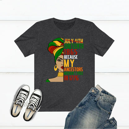 Juneteenth 1865 T-Shirt: Black History, Freedom Day