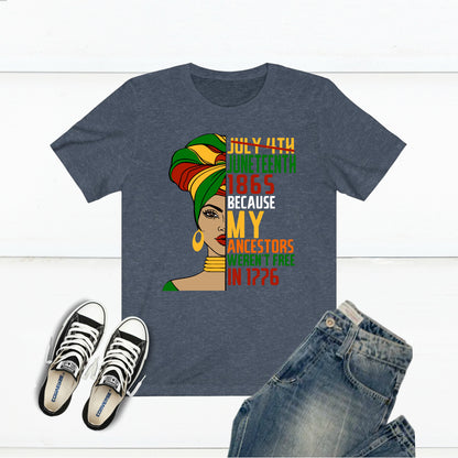Juneteenth 1865 T-Shirt: Black History, Freedom Day