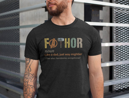 Fathor Definition Shirt, Dad Gift Tee