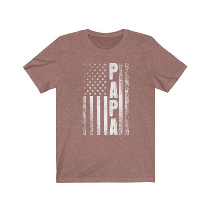 Papa American Flag Shirt, Papa Tshirt