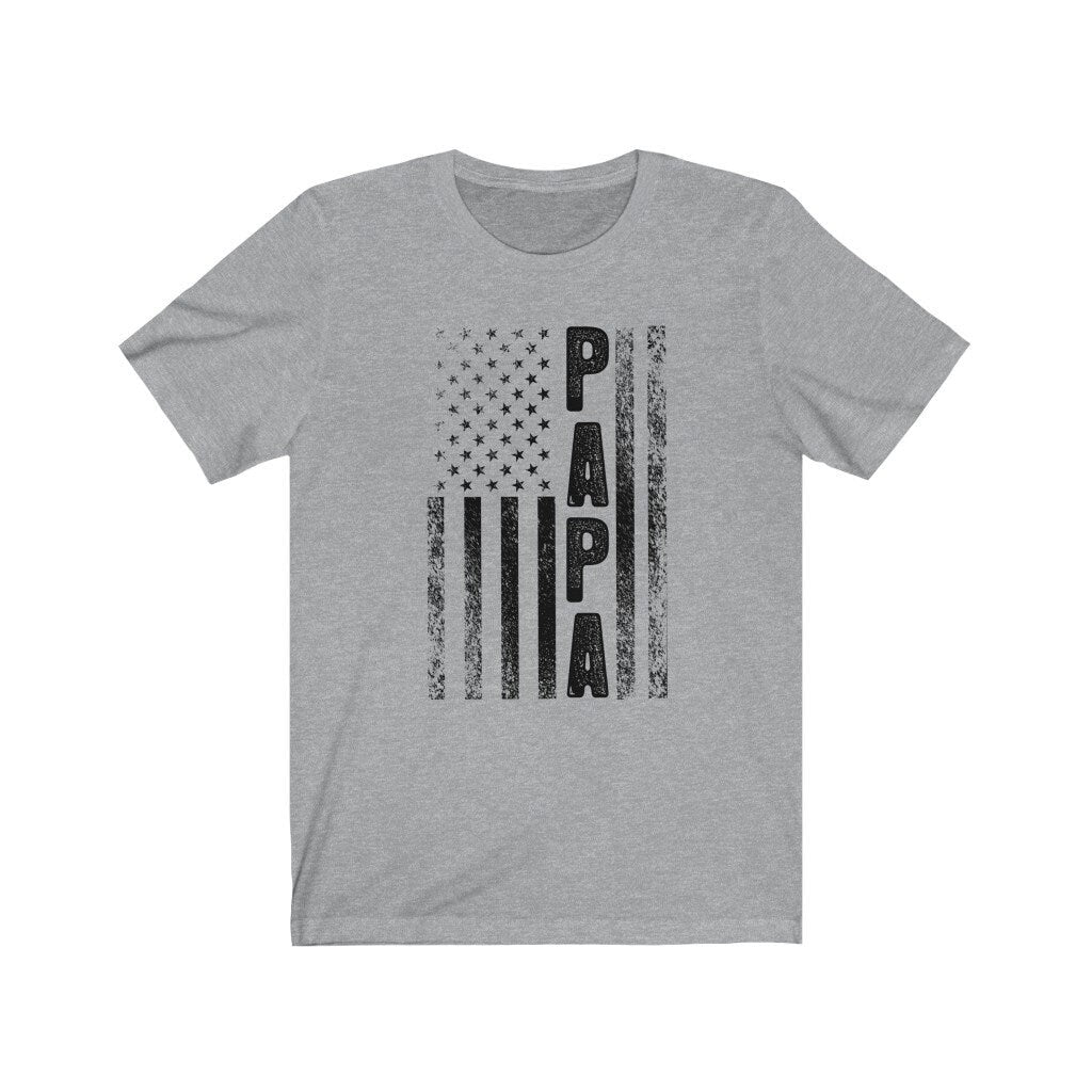 Papa American Flag Shirt, Papa Tshirt