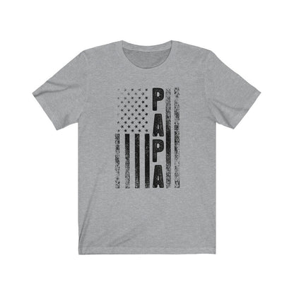 Papa American Flag Shirt, Papa Tshirt