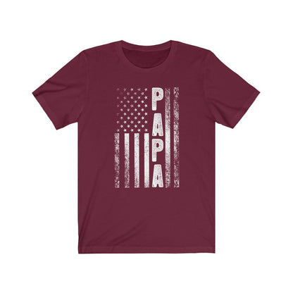 Papa American Flag Shirt, Papa Tshirt