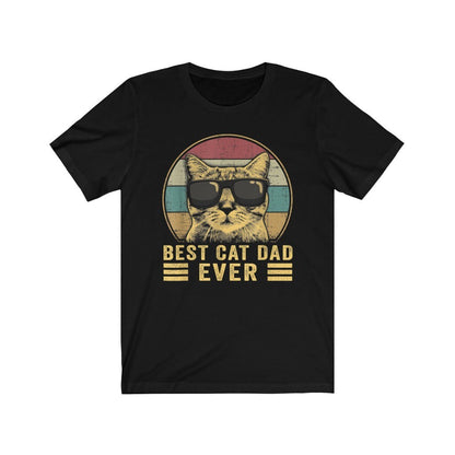 Funny Cat Dad Graphic Tee, Father's Day Gift