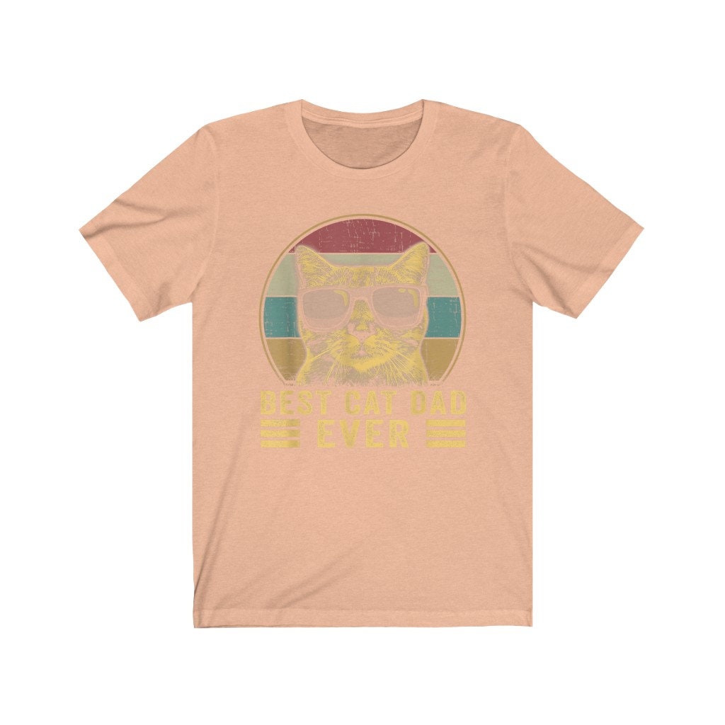 Funny Cat Dad Graphic Tee, Father's Day Gift