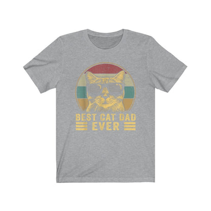 Funny Cat Dad Graphic Tee, Father's Day Gift