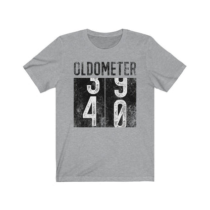Oldometer 40 Shirt, Funny 40th Birthday Shirt