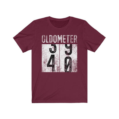 Oldometer 40 Shirt, Funny 40th Birthday Shirt