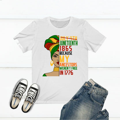 Juneteenth 1865 T-Shirt: Black History, Freedom Day