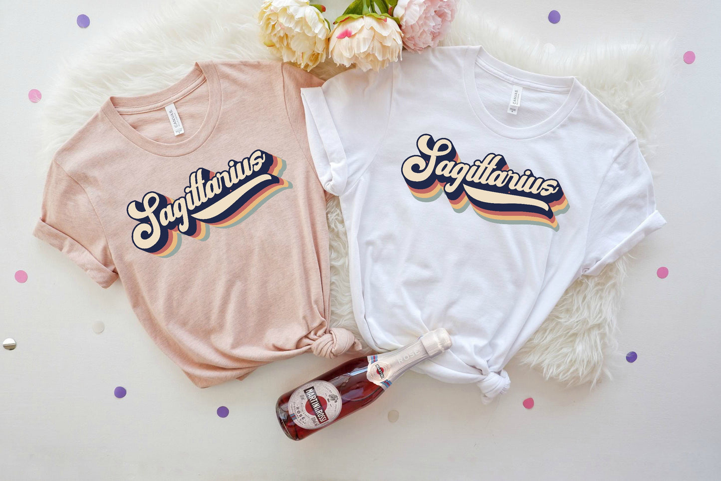 Retro Sagittarius Zodiac T-Shirt: Vintage Astrology Tee