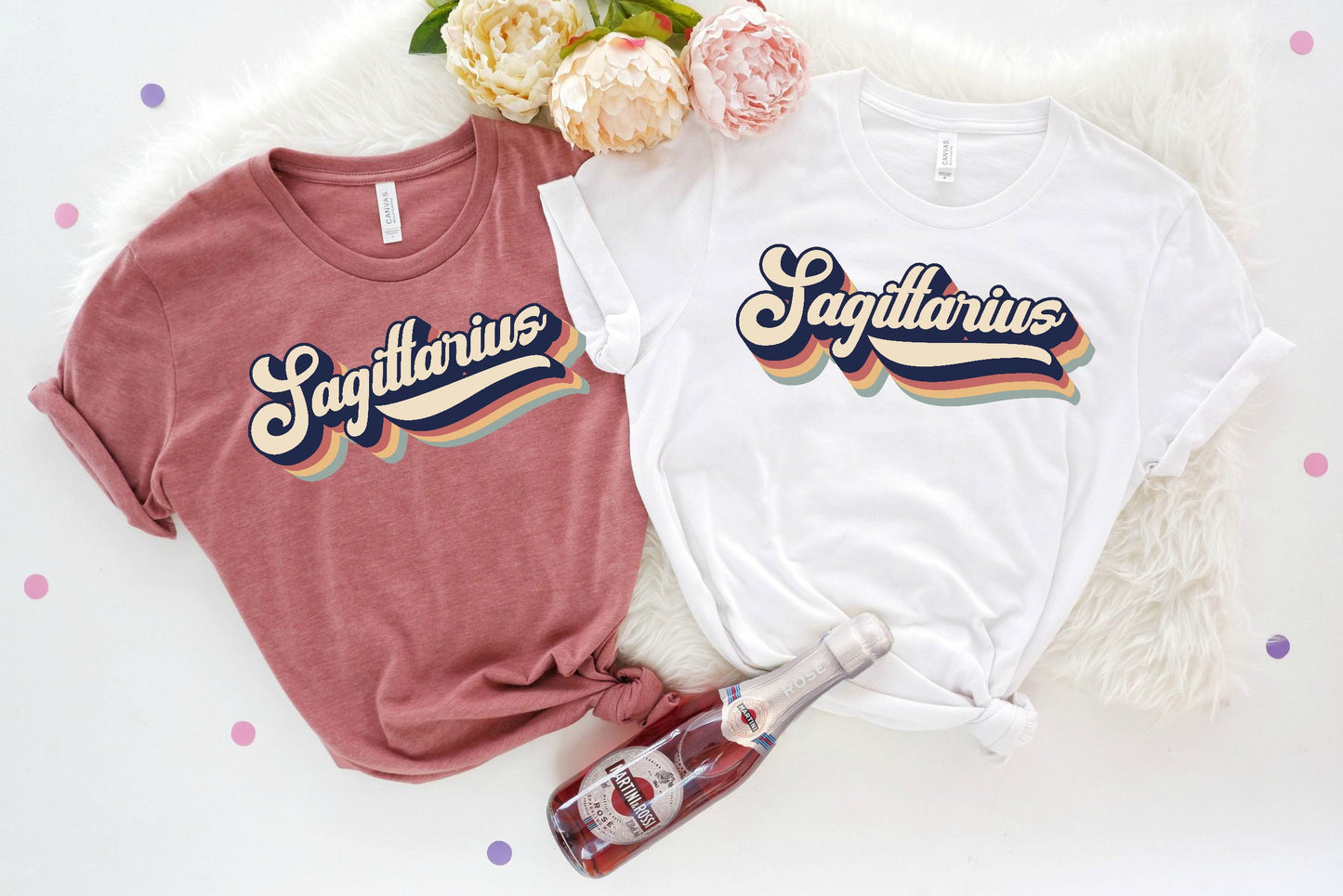 Retro Sagittarius Zodiac T-Shirt: Vintage Astrology Tee