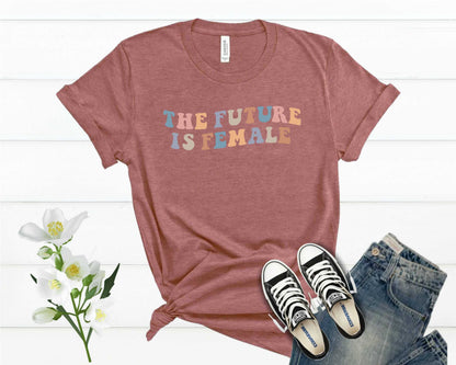 The Future Is Female Shirt - Retro Feminism Comfort Colors Tee