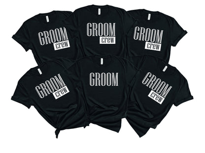 Groom Crew Shirt: Bachelor Party Cotton Tees