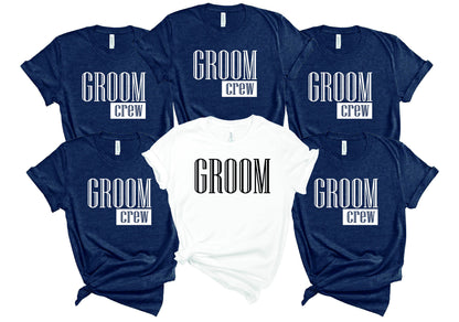 Groom Crew Shirt: Bachelor Party Cotton Tees