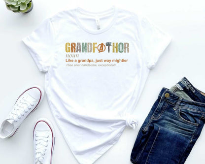 Grandfathor Definition T-Shirt, Grandpa Fathers Day Gift