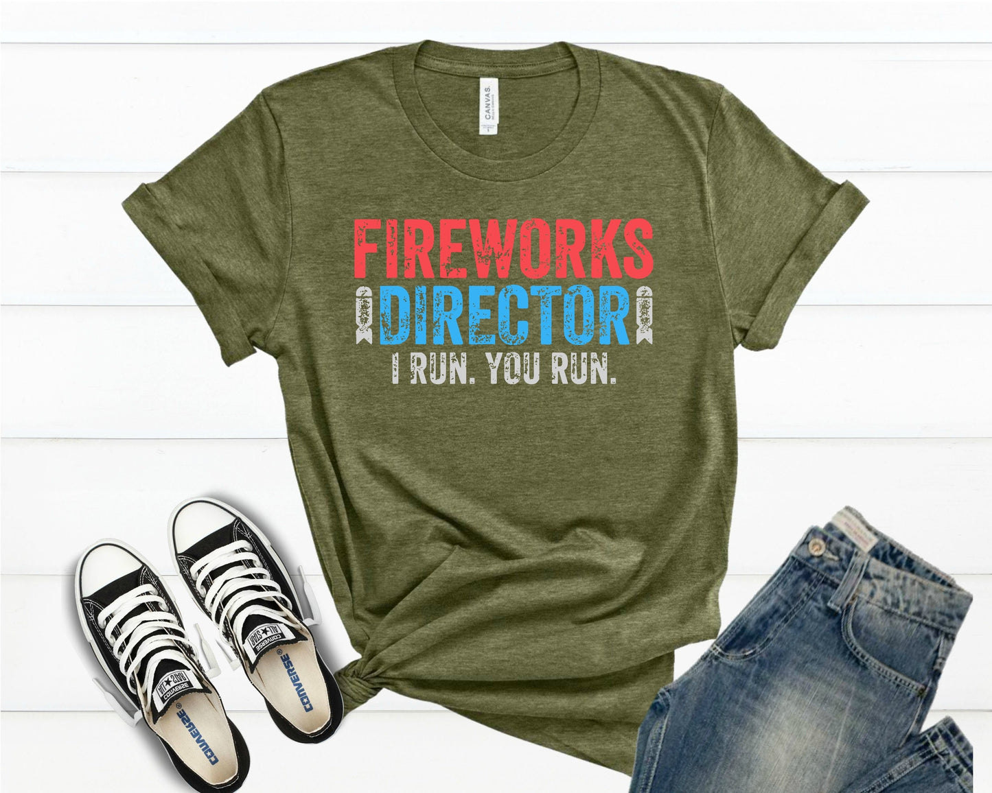 Fireworks Director Shirt  Independence Day Patriotic Shirt