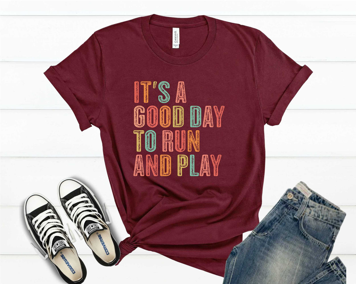 Physical Education Teacher Shirt: Run & Play - Comfort Colors