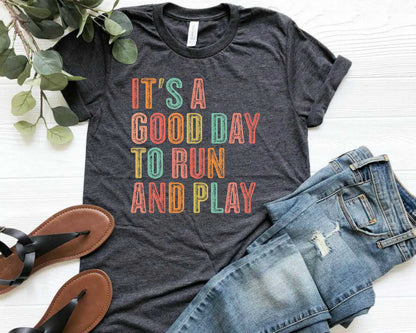 Physical Education Teacher Shirt: Run & Play - Comfort Colors
