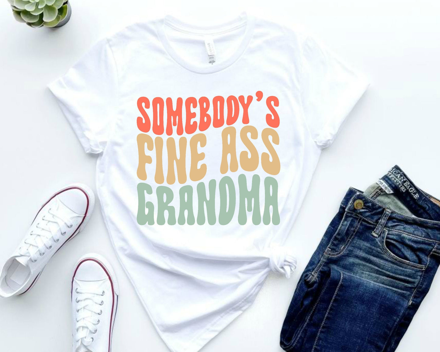 Funny Grandma Shirt, Somebody's Fine Ass Grandma Shirt Gift for Grandma, Gift for Grandmother Fine Ass Tee Shirt