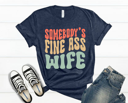 Funny Wife T-Shirt: Retro Boho Wifey Gift