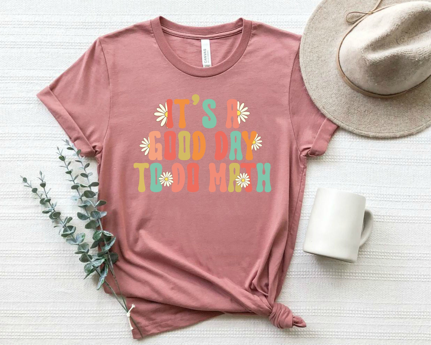 Math Teacher Shirt: Good Day To Do Math - Comfort Colors