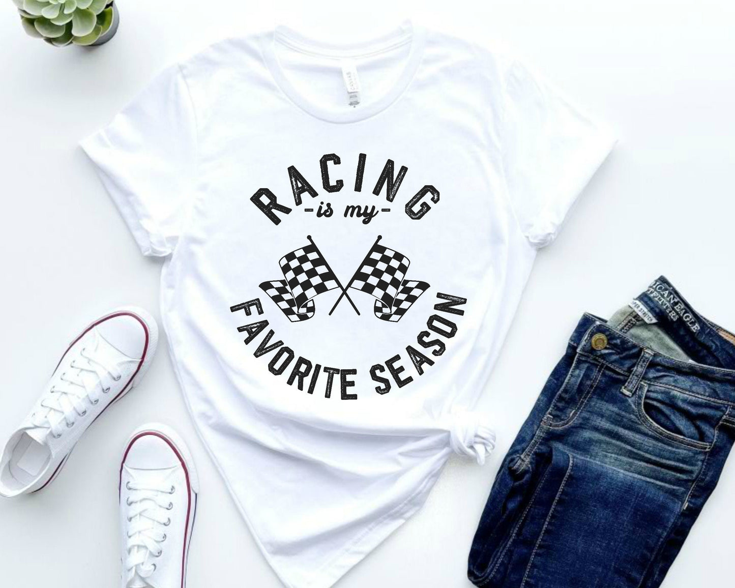 Racing Season T-Shirt: Race Wife Gift, Funny Mom Shirt