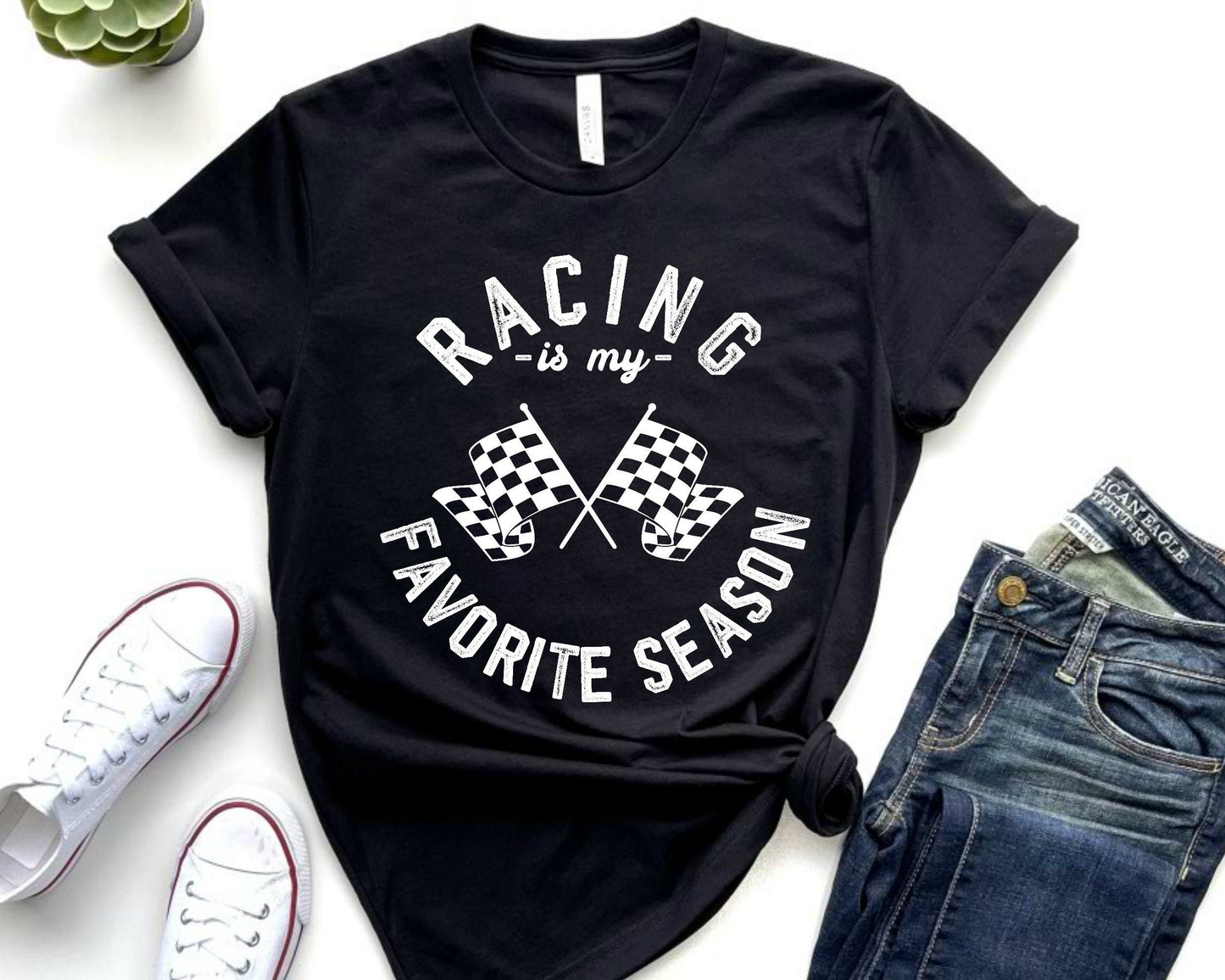 Racing Season T-Shirt: Race Wife Gift, Funny Mom Shirt