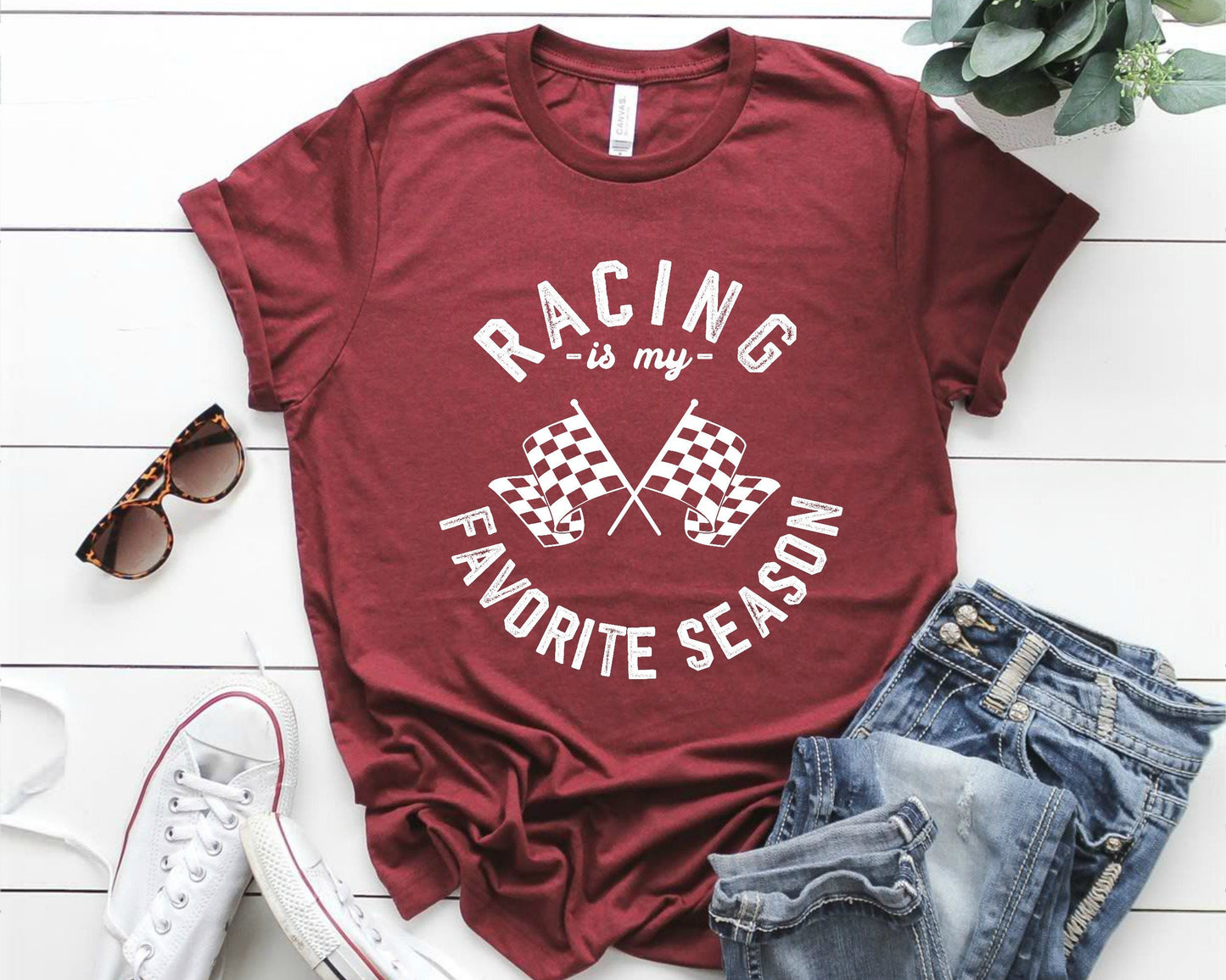 Racing Season T-Shirt: Race Wife Gift, Funny Mom Shirt