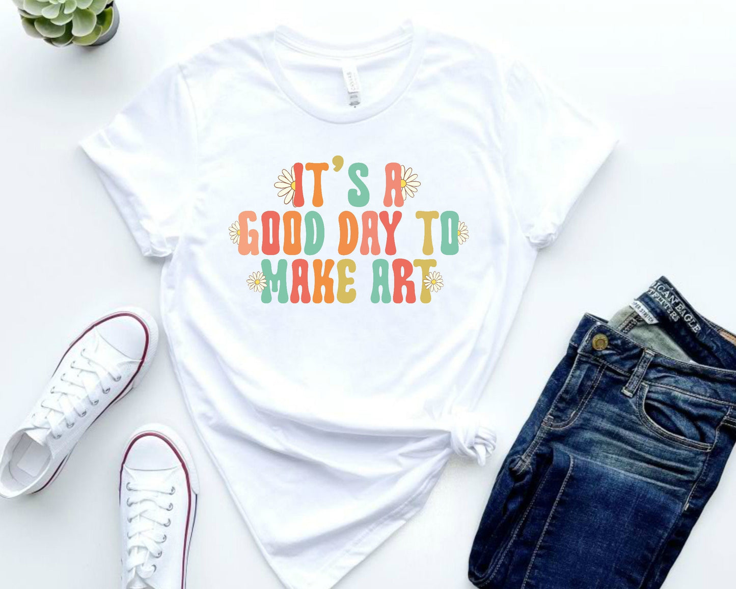 Art Teacher Shirt: Good Day to Make Art, Comfort Colors Tee
