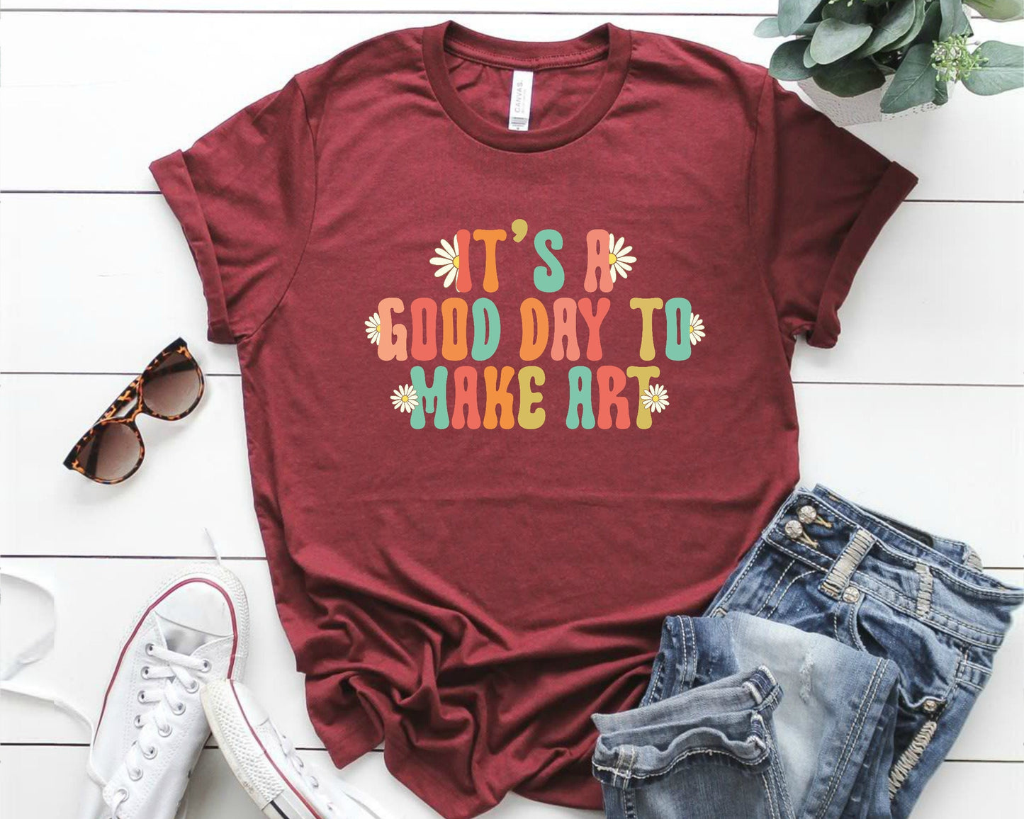Art Teacher Shirt: Good Day to Make Art, Comfort Colors Tee