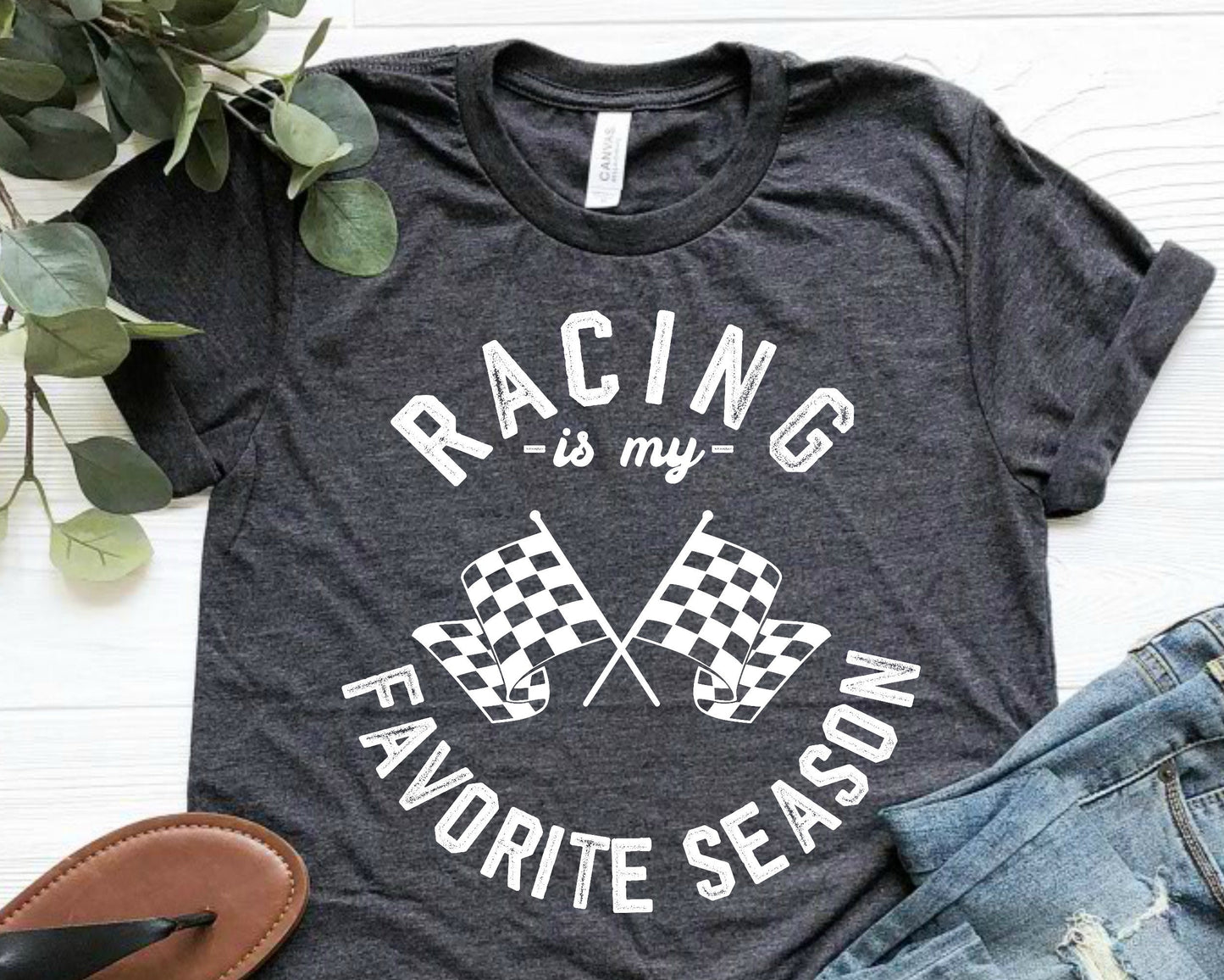 Racing Season T-Shirt: Race Wife Gift, Funny Mom Shirt