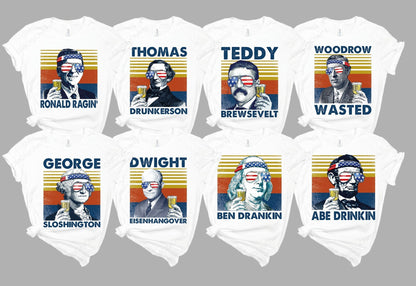 Funny Bachelor Party Shirts: Groomsmen Drinking Team T-Shirts