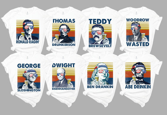 Funny Bachelor Party Shirts: Groomsmen Drinking Team T-Shirts
