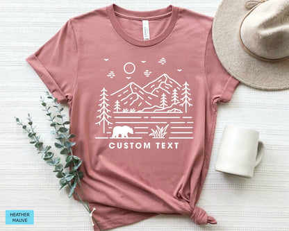Custom Camping Shirt: Adventure Hiking Family Travel Shirt