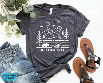 Custom Camping Shirt: Adventure Hiking Family Travel Shirt