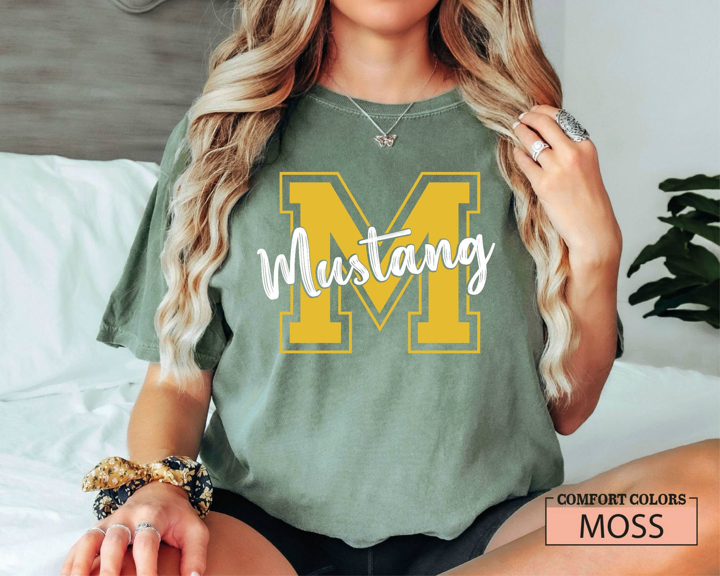 Custom School Mascot Shirt: Comfort Colors Team Spirit Tee