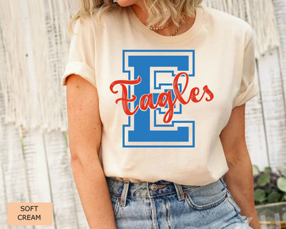 Custom School Mascot Shirt: Comfort Colors Team Spirit Tee