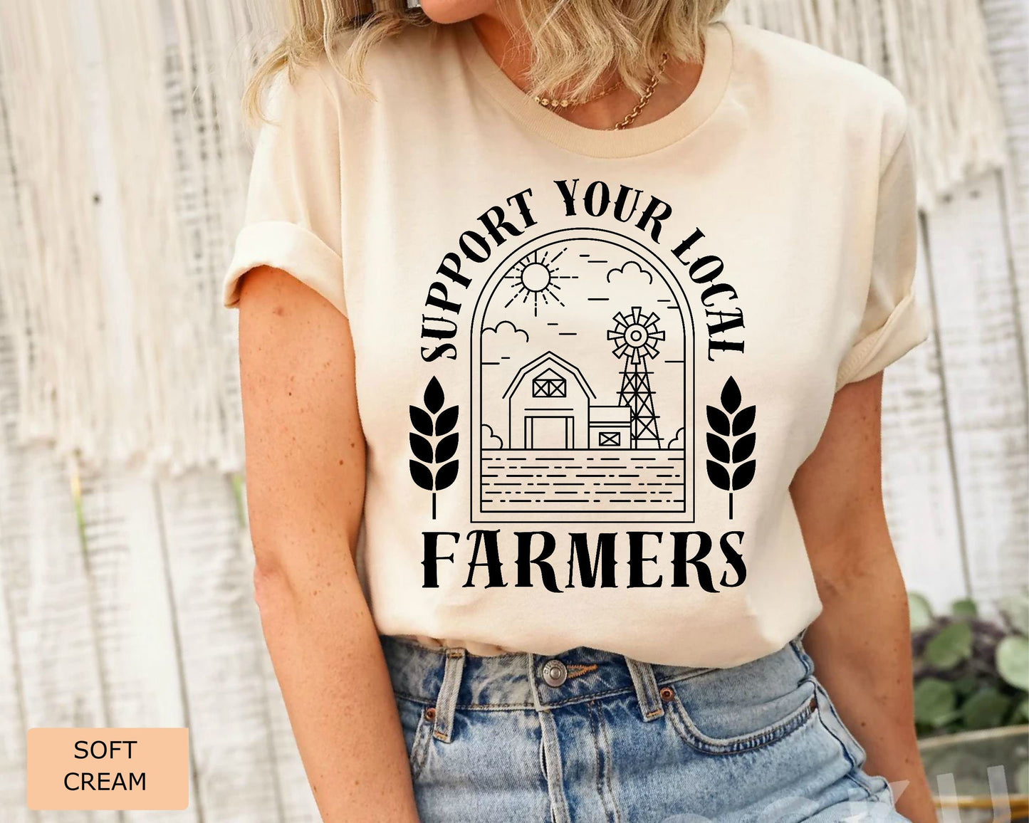 Support Local Farmers T-Shirt: Farm Life Pride Shirt