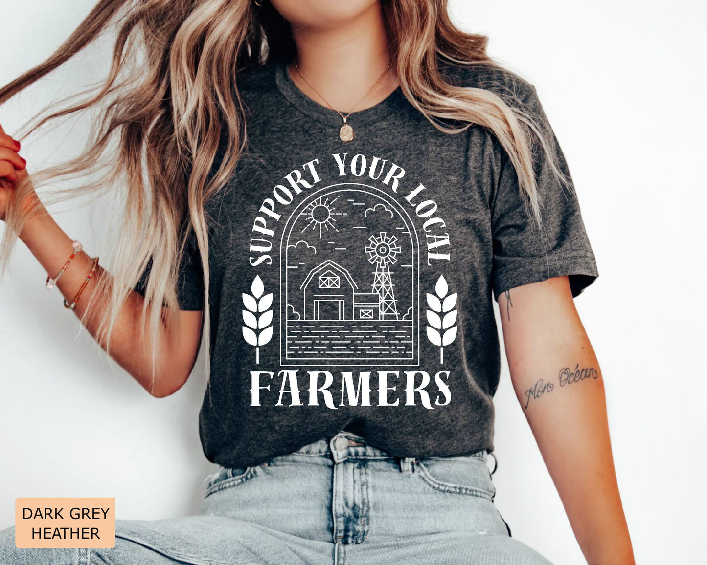 Support Local Farmers T-Shirt: Farm Life Pride Shirt